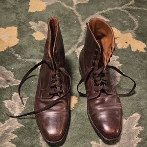 Classic Dark Brown Men's Leather Boots